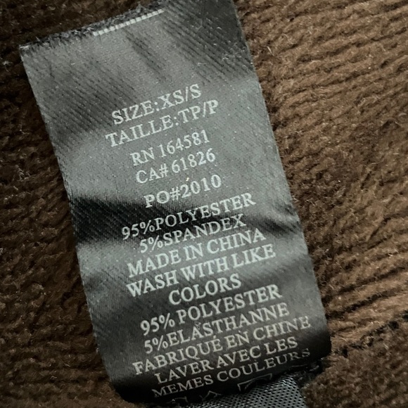 Just Cozy Womens size XS / Small thick fleece Camouflage Leggings - Picture 3 of 14